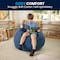 Flash Furniture Bean Bag Chair, 30 in W 30" L 18" H DG-BEAN-SMALL-DENIM-GG - alternate 7